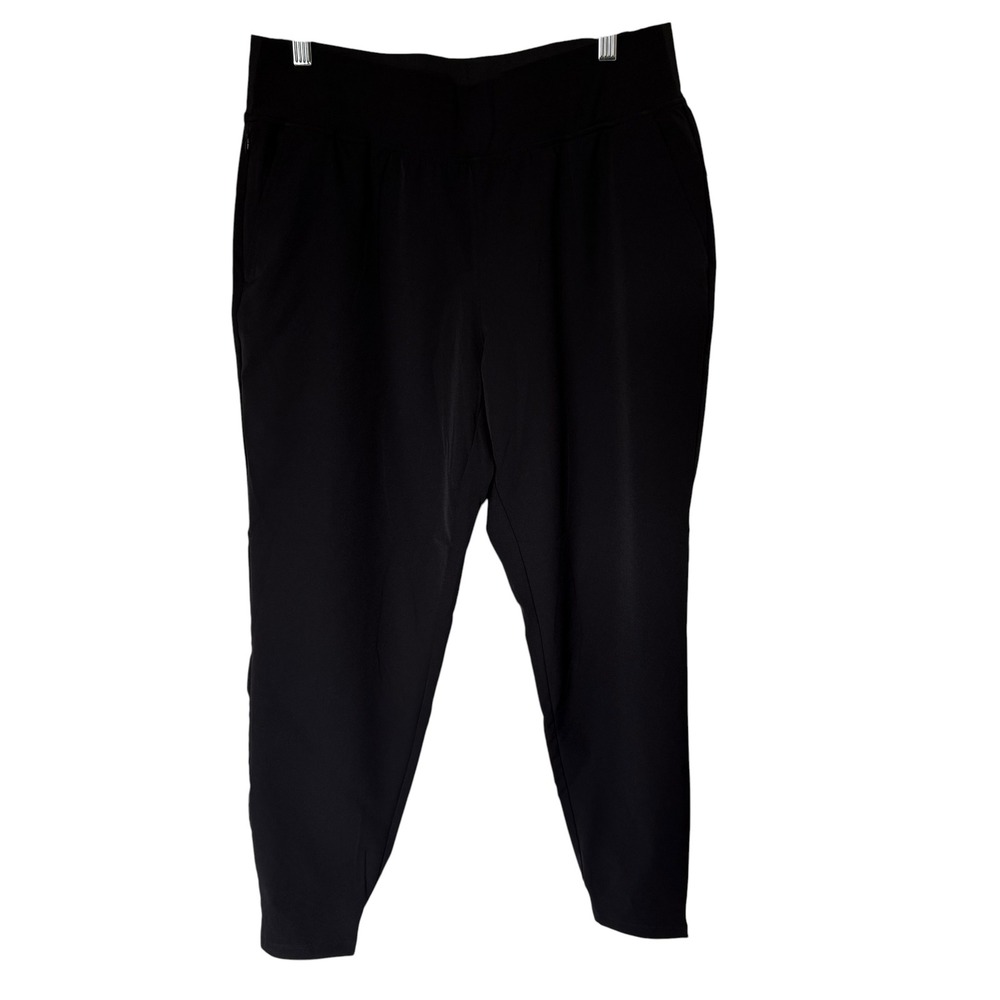 Primo Jogger Women XL Short Black NEW High‎ Waisted Activewear Pants golf
